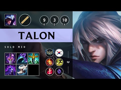 Talon Mid vs Neeko - KR Challenger Patch 25.13