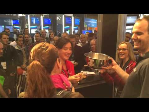 SolidFire giveaway at VMworld Europe 2015