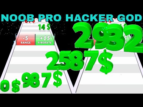 Digit Shooter Max level : NOOB VS PRO VS HACKER VS GOD  @playgame24dia