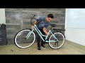 Unboxing & Assembly 🚲Electric Bike City & Beach Cruiser - Swagtron EB9