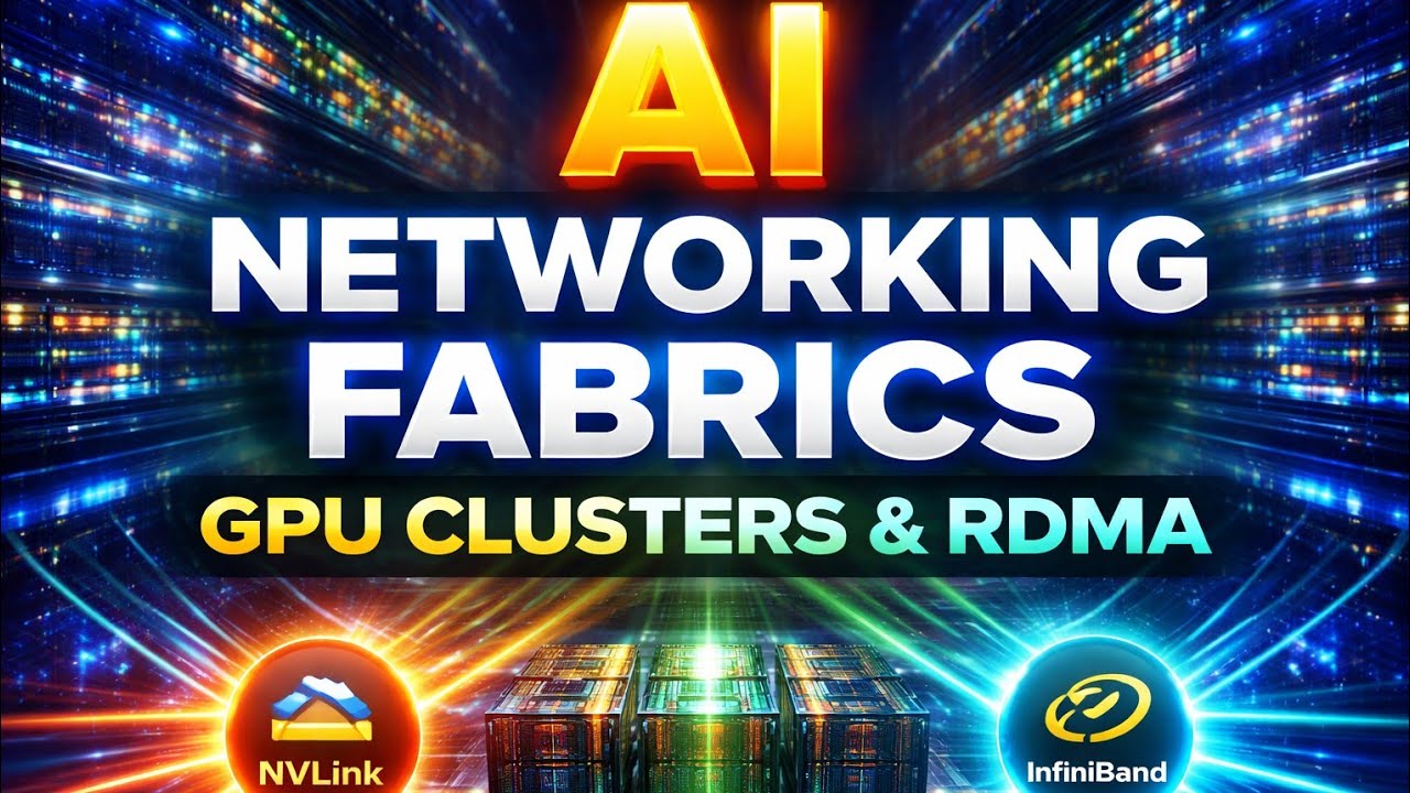 AI Networking Fabrics Explained 🔥 GPU Clusters, RDMA, InfiniBand & Data Center Architecture