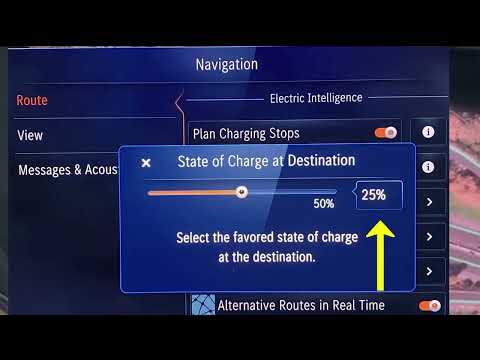 Mercedes-EQ Navigation with Electric Intelligence