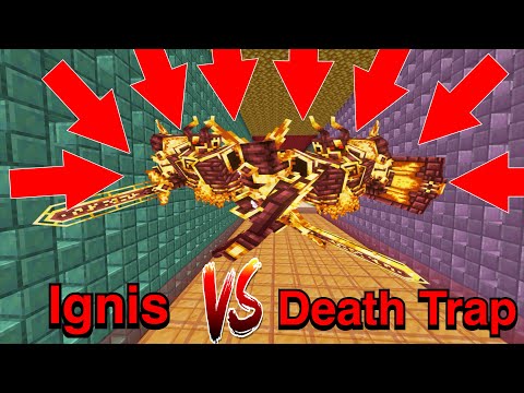 Ignis VS Death Trap (Again) | Minecraft |Mobs Battle