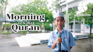 Morning Quran (12/9/2022) ด.ช.ธีรภัทร หมัดมุด ป.6/2