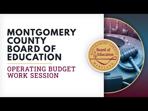 Board of Education - Operating Budget Work Session - 1/24/23