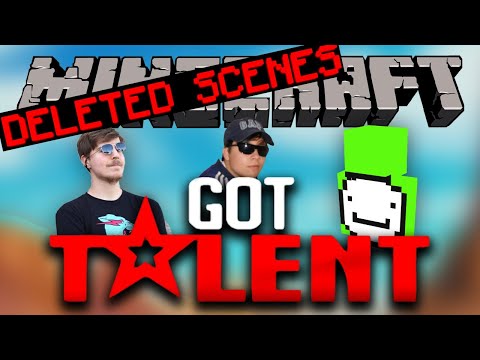 Minecraft's Got Talent Deleted Scenes (ft. MrBeast & Dream)