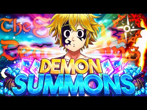 MUST WATCH TO BELIEVE! THE GREATEST DEMON MELIODAS SUMMONS!! | Seven Deadly Sins: Grand Cross