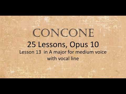 No 13: medium voice, with vocal line
