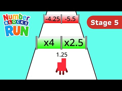 Numberblocks Run｜Stage5｜Studying math