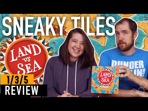 Land vs Sea, the Sneakily Strategic Tile Laying Game