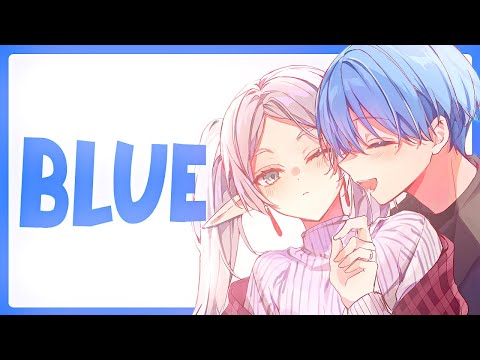 Nightcore - BLUE - Yung Kai  (Rock Version) (Lyrics)