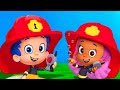 Firefighters Rescue Nick Jr Bubble Guppies Firefighter Knights To The Rescue Fire Dragon
