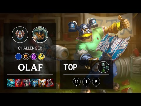 Olaf Top vs Urgot - EUW Challenger Patch 11.6