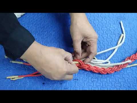 How to splice 8 strand short splice rope