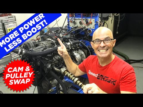 HOW TO ADD MORE POWER WITH LESS BOOST! SUPERCHARGED 3800 L67 V6 CAM SWAP! DO CAMS REALLY ADD POWER?