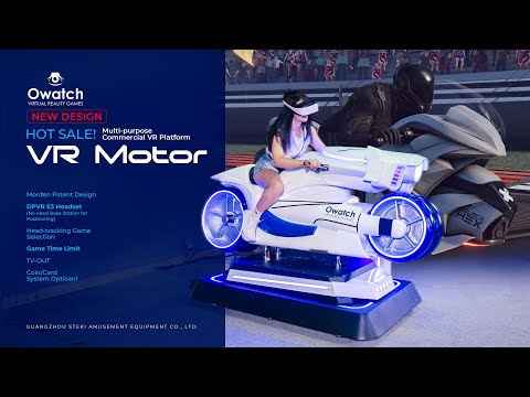 Owatch Cool VR Motorcycle Simulator, VR Motorbike Game Machine for VR Arcade