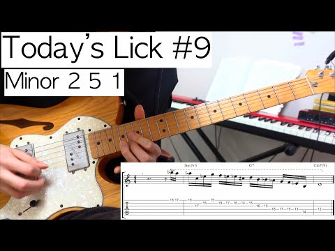 Today's Lick #9 // Minor 2-5-1
