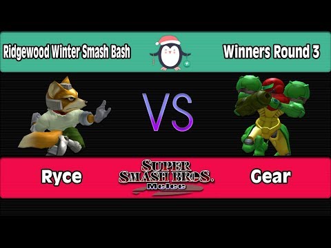 Ridgewood Winter Smash Melee: Ryce (Fox) Vs. Gear (Samus) - WR3