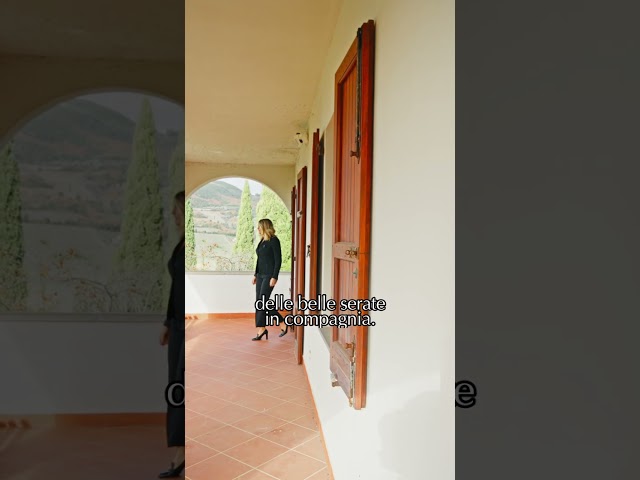 La villa di campagna con vista mare meravigliosa