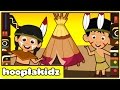 HooplaKidz Ten Little Indians Nursery Rhyme