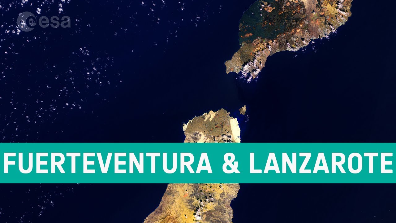 Earth from Space: Fuerteventura and Lanzarote, Canary Islands