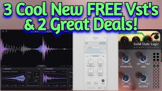Video thumbnail for New FREE VSTs & Deals - Cableguys, Softube (SSL X-Orcism II, Snapback, TV3 Synth, Lifeline Space) by Amner Hunter
