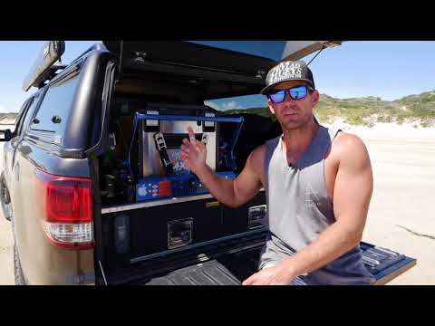 OUR BT50 SETUP - IN THE BACK OF THE UTE