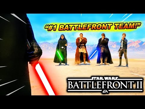 I Ran Into "The #1 Ranked Battlefront 2 Team" In Heroes Vs Villains...