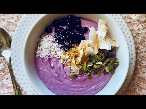 Smoothie Bowl Recipe | Blueberry Smoothie