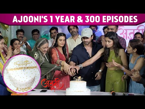 Ajooni's 1 Year & 300 Episode Cake Cutting Celebration, Shoaib & Ayushi Gave Special Message On This