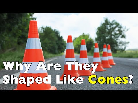 為什麼交通錐會是圓錐形？ | 深入解析 (Why are Traffic Cones Shaped Like Cones? | A Deep Dive)