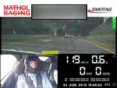 "Renn-Taxi-Fahrt" im "AVIA Aston Martin Vantage GT4" 24.08.2012