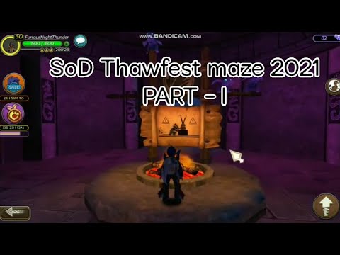 School of dragons Thawfest maze (New update 2021).