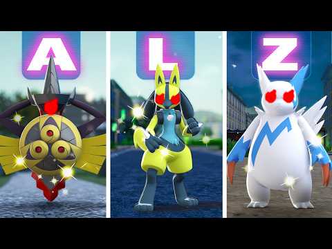 Catching a Shiny Alpha for Every Letter in Legends Z-A!