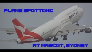 preview picture of video 'Plane Spotting at Mascot, Sydney International Airport. Read Description.'