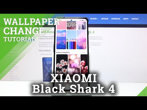 How to Change Wallpaper on XIAOMI Black Shark 4 - Wallpaper Configuration