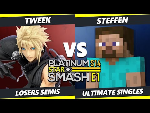 PSS S14:E1 Losers Semis - Tweek (Wolf, Cloud) Vs. Steffen (Steve) SSBU Ultimate Tournament