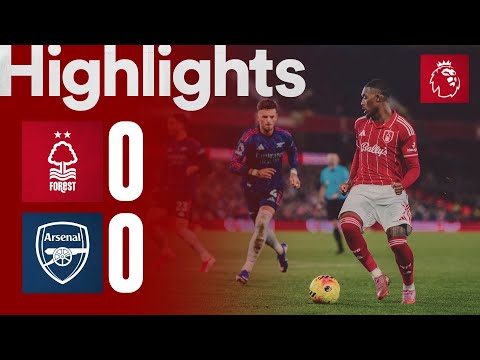 BIG Point Against League Leaders! 💪 Nottingham Forest 0-0 Arsenal | Premier League Highlights 🎥