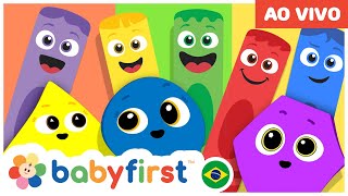 Desenhos Educativos | Aprenda as cores e as formas geometricas | Escola das formas | Baby First TV
