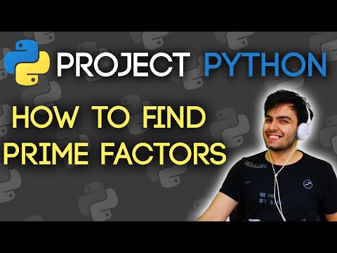 HOW TO FIND PRIME FACTORS? | Project Python