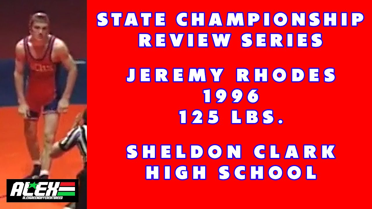 State Wrestling Championship match review w/ Jeremy Rhodes (Sheldon Clark; 1996 125 lbs.)