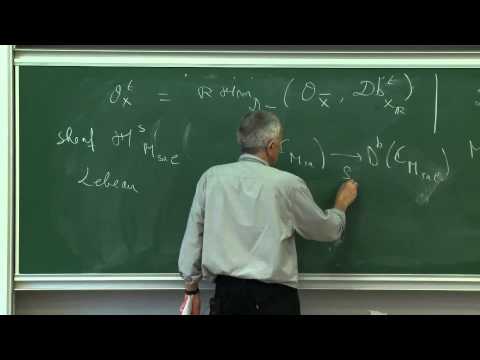 Pierre Schapira - 3/6 Indsheaves, temperate holomorphic functions and irregular RH correspondence