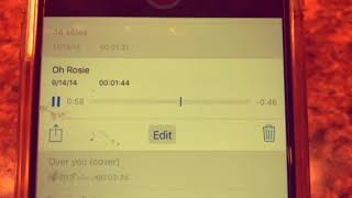 Oh Rosie, original recording (original artist)