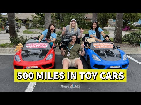 Friends Driving Across Florida In Toy Cars For Charity