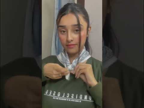 How to wear a bandana|| #shorts #youtubeshorts #fashion #style #fyp