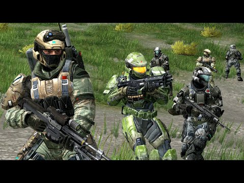 UNSC vs COVENANT - HALO REACH NPC Wars
