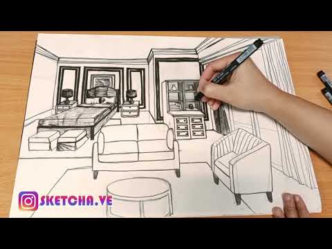 Sketsa Kamar Tidur | Sketcha.Ve