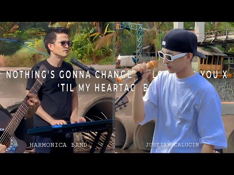 NOTHING'S GONNA CHANGE MY LOVE X 'TIL MY HEARTACHES END - Harmonica Band Ft. Justine Calucin