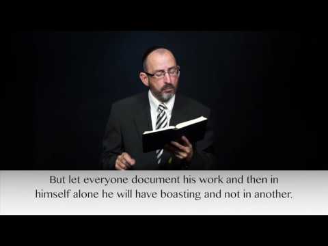 Dr. Baruch Korman: Galatians Chapter 6 Part 1