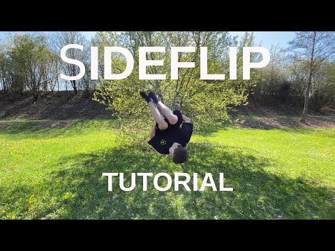 Sideflip auf dem Boden lernen - SIDEFLIP TUTORIAL